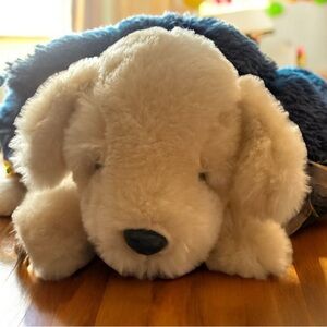 PBC Plush 11” Golden Retriever Yellow Lab Puppy Dog With Scarf